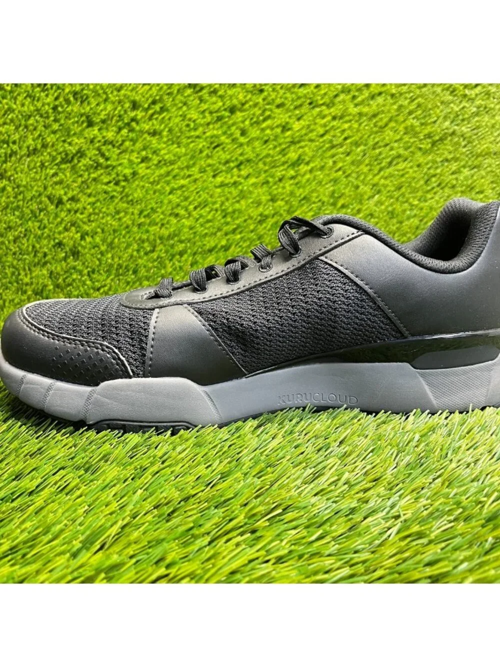 Kuru Quantum 2.0 Mens Size 11 Black Gray Athletic Running Walking Shoes Sneakers